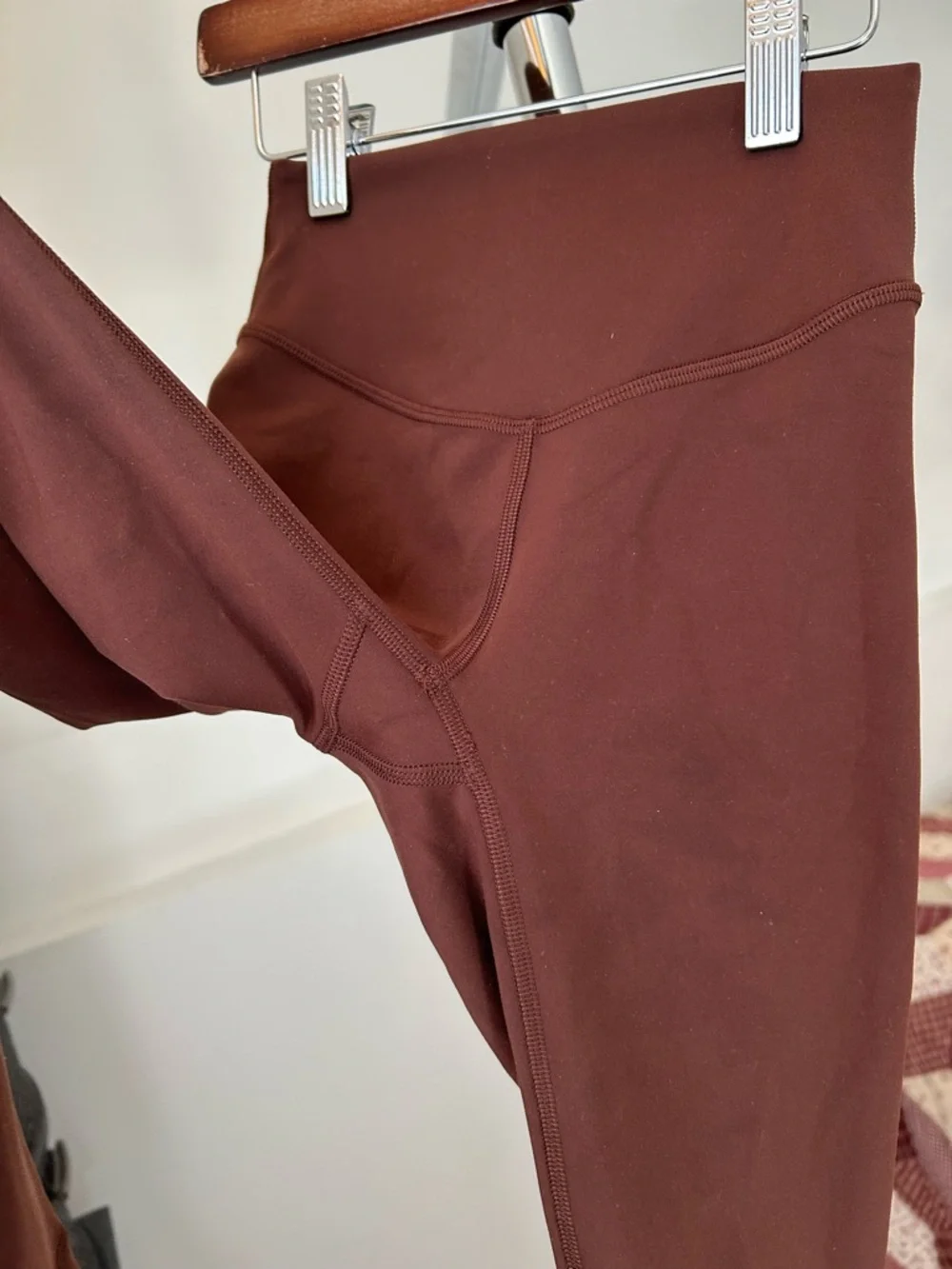 Lululemon Wunder Under SmoothCover High Rise Tight 25” Brown 0 - Picture 3 of 6